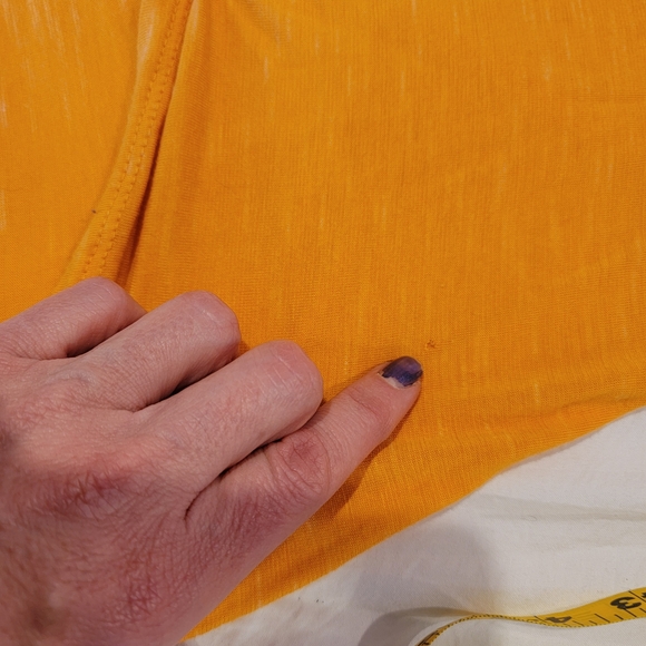 Disney Orange Tank Top with Glittery Mickey - Picture 6 of 9